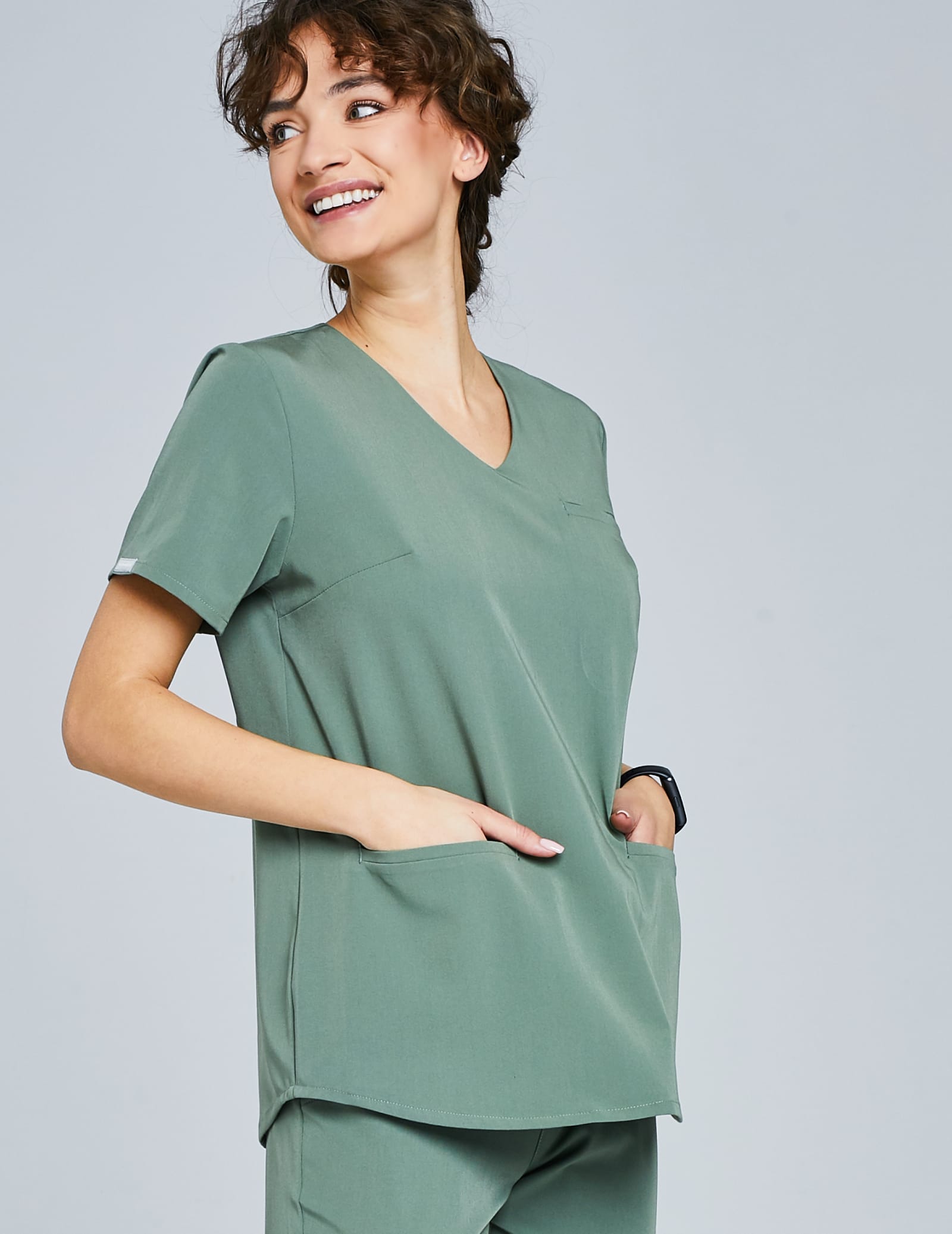 Bluza Medyczna Grace - KHAKI