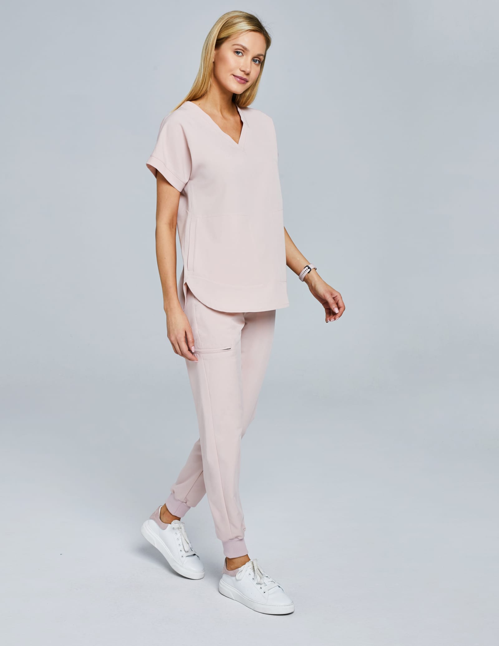 Pantaloni Joggers pentru femei - DUSTY ROSE