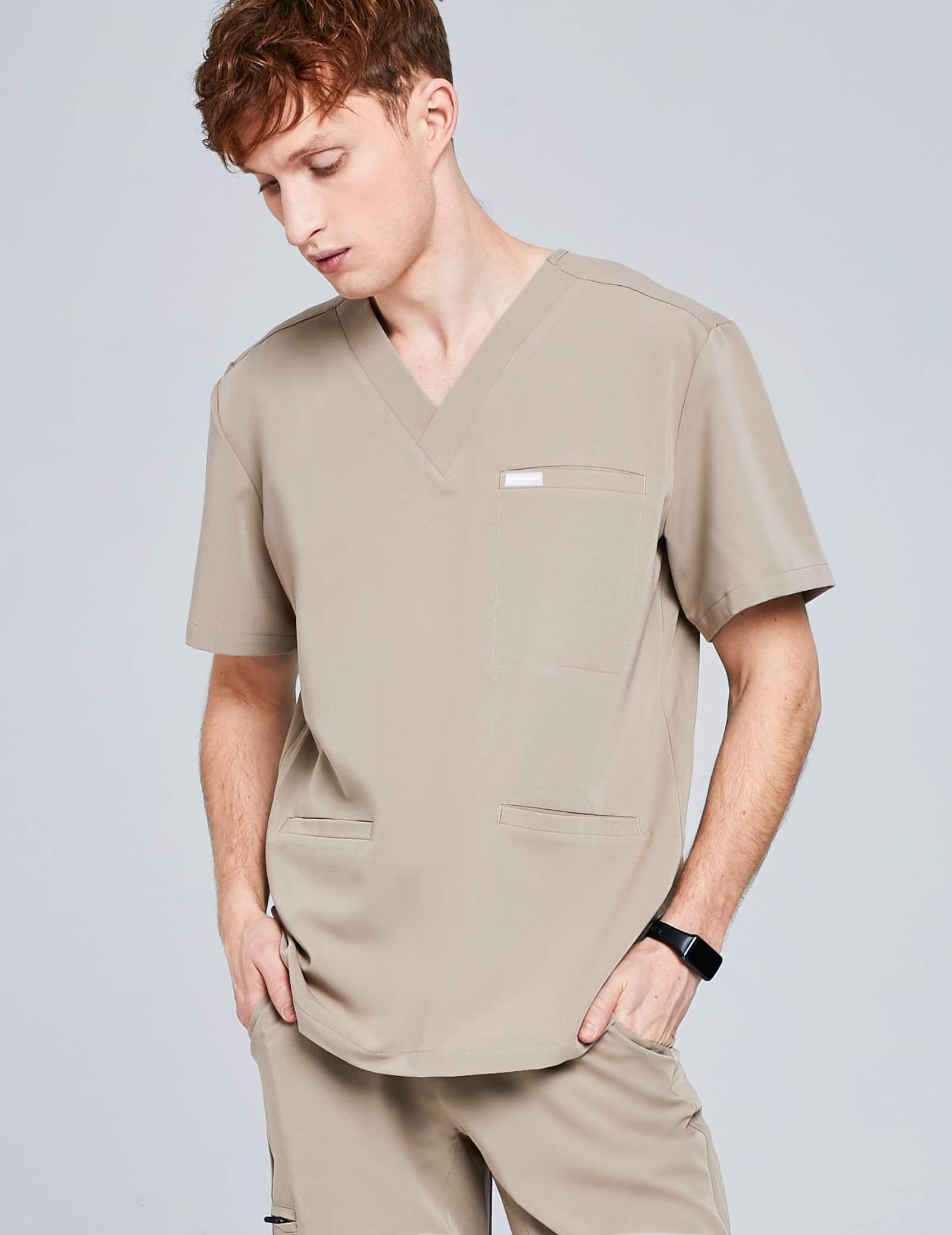 Tricou medical Birbal - BEIGE