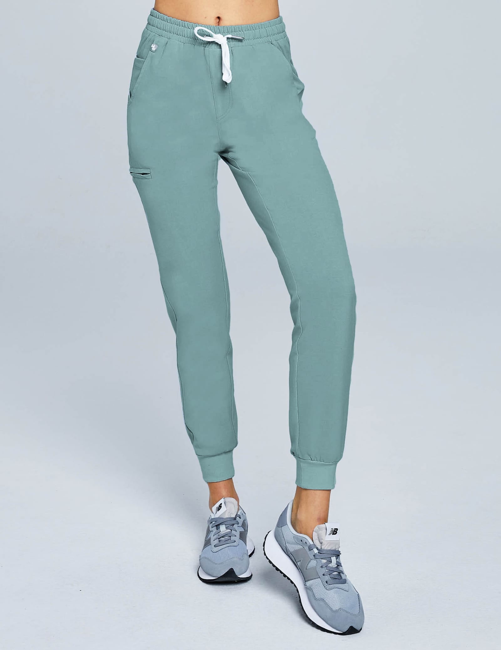 Pantaloni Joggers pentru femei - DUSTY GREEN