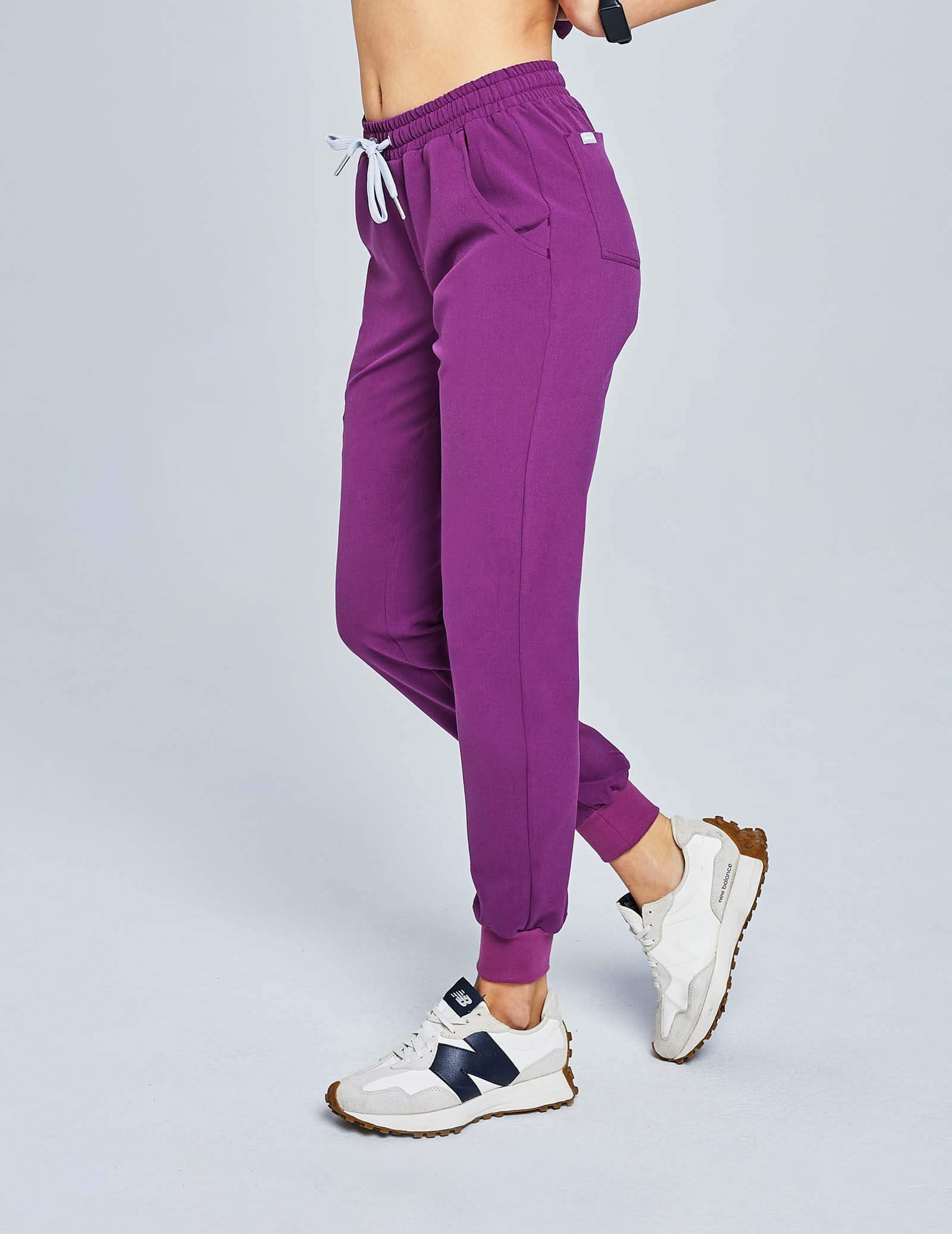 Pantaloni Joggers pentru femei - GRAPE PURPLE