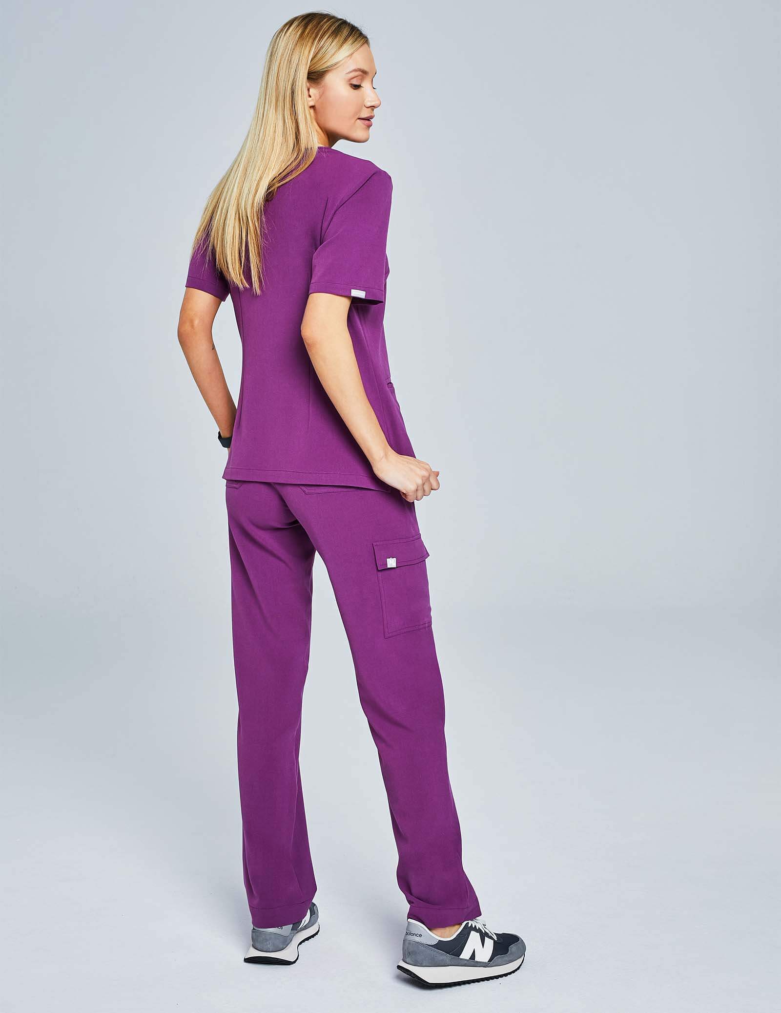 Pantaloni de yoga - PURPURIU GRAPE