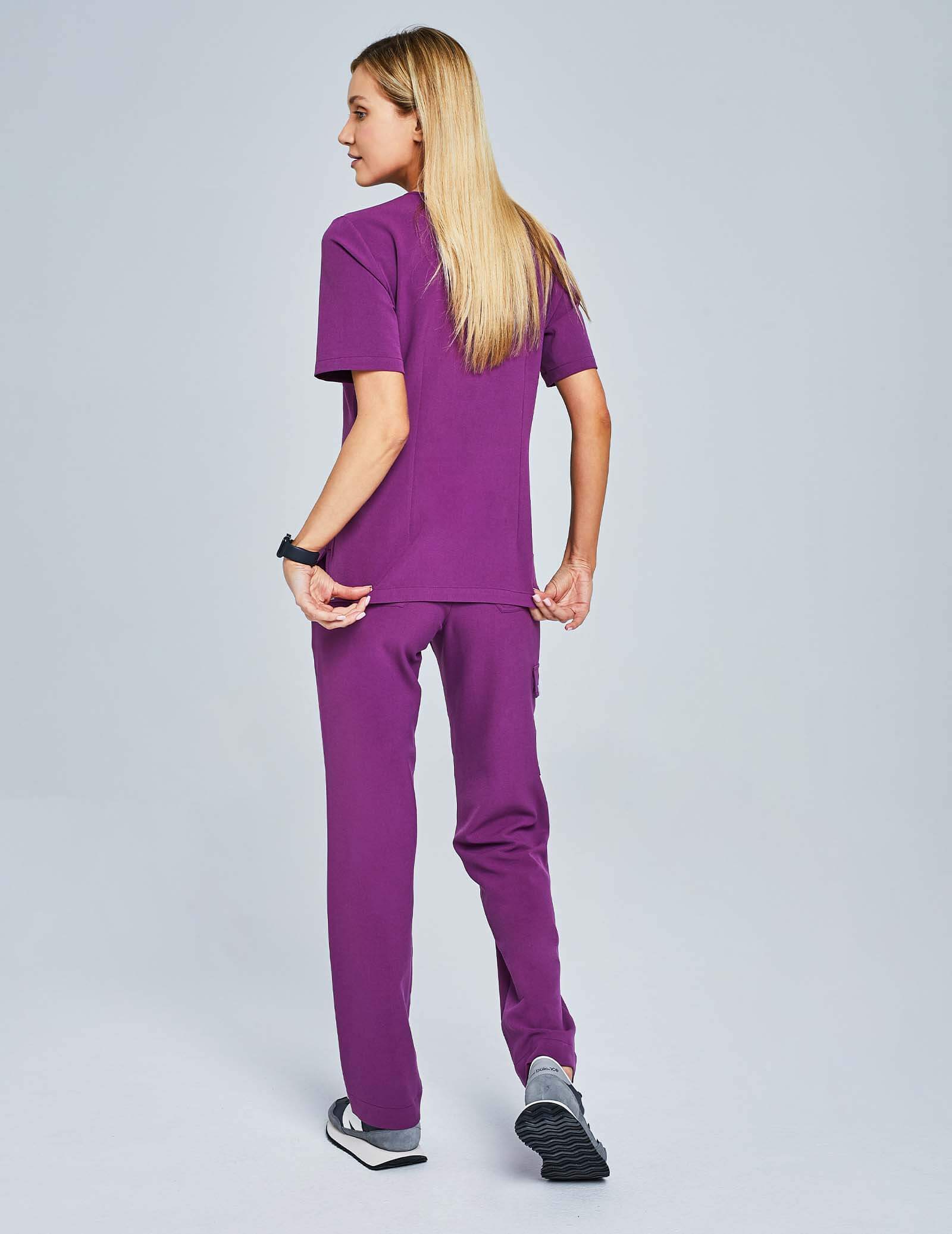 Pantaloni de yoga - PURPURIU GRAPE