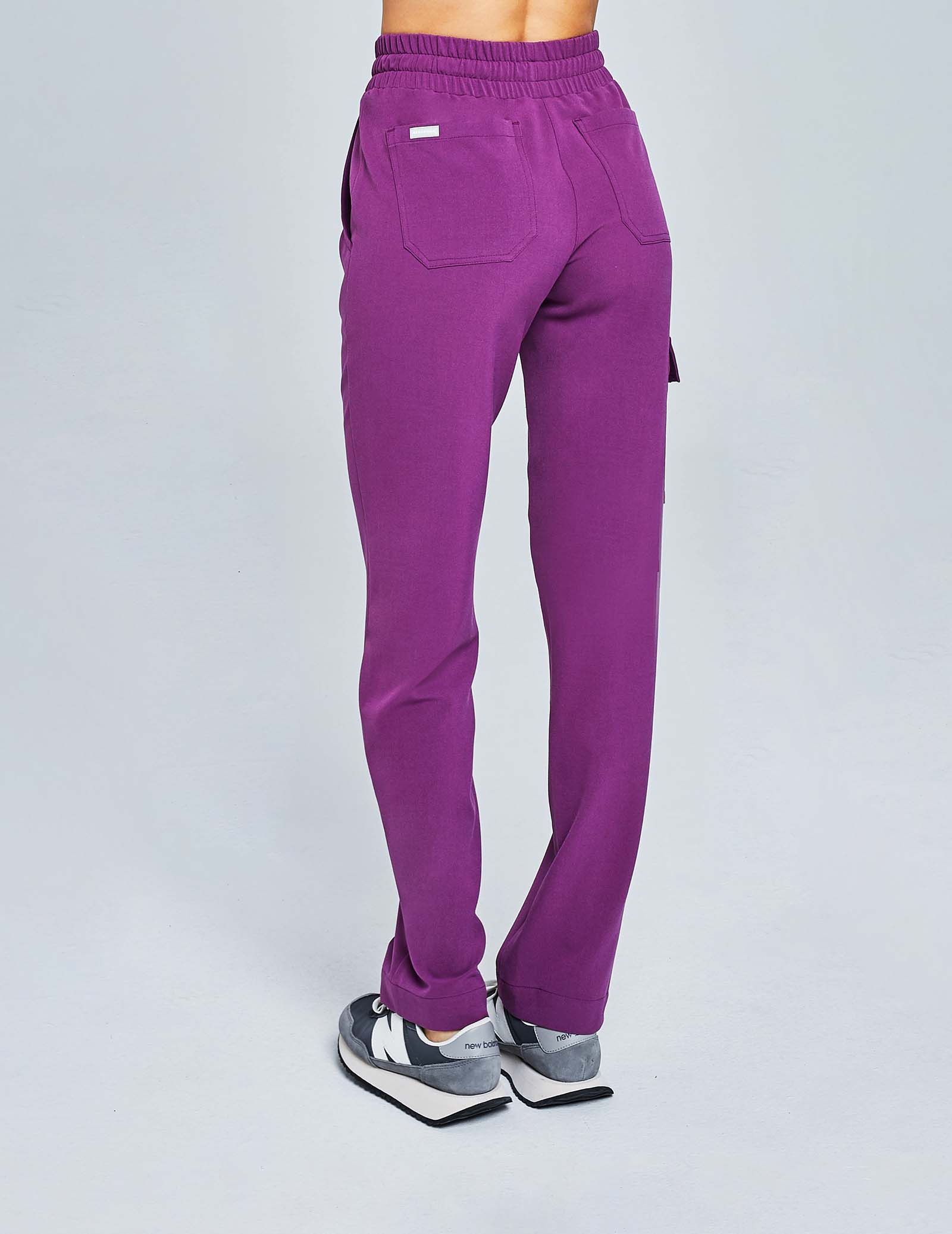 Pantaloni de yoga - PURPURIU GRAPE