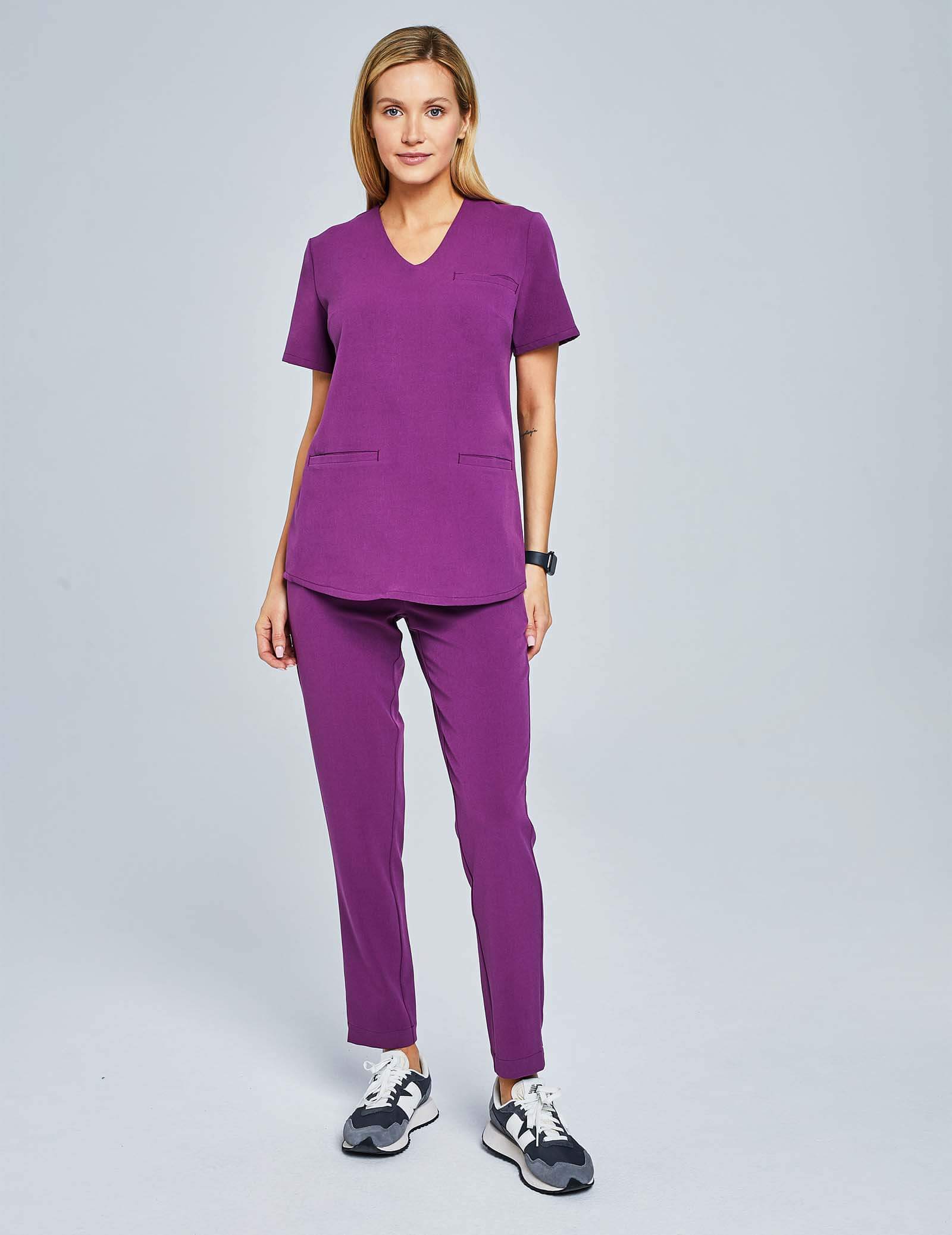 Pantaloni pentru femei Basic - GRAPE PURPLE