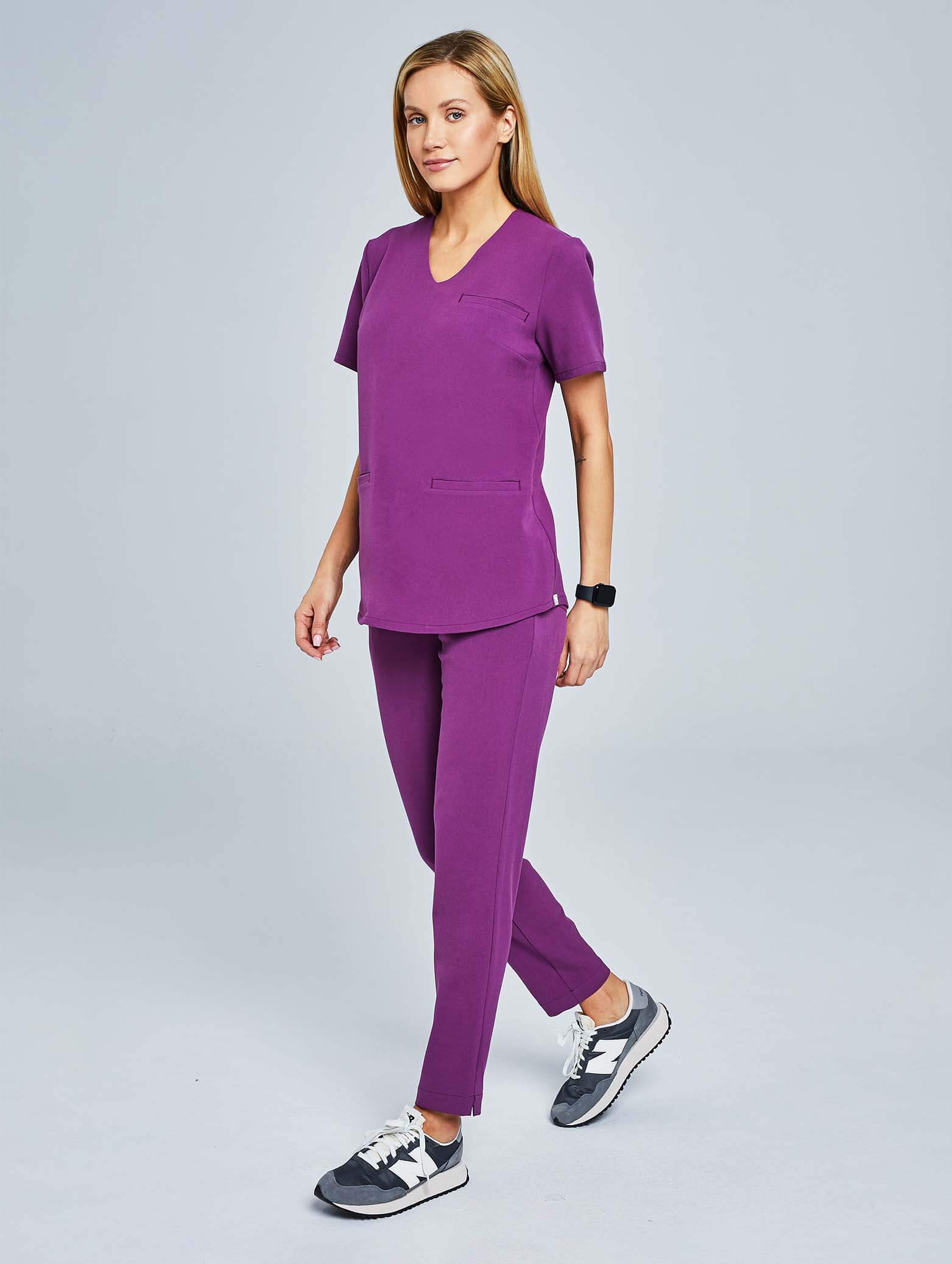 Pantaloni pentru femei Basic - GRAPE PURPLE