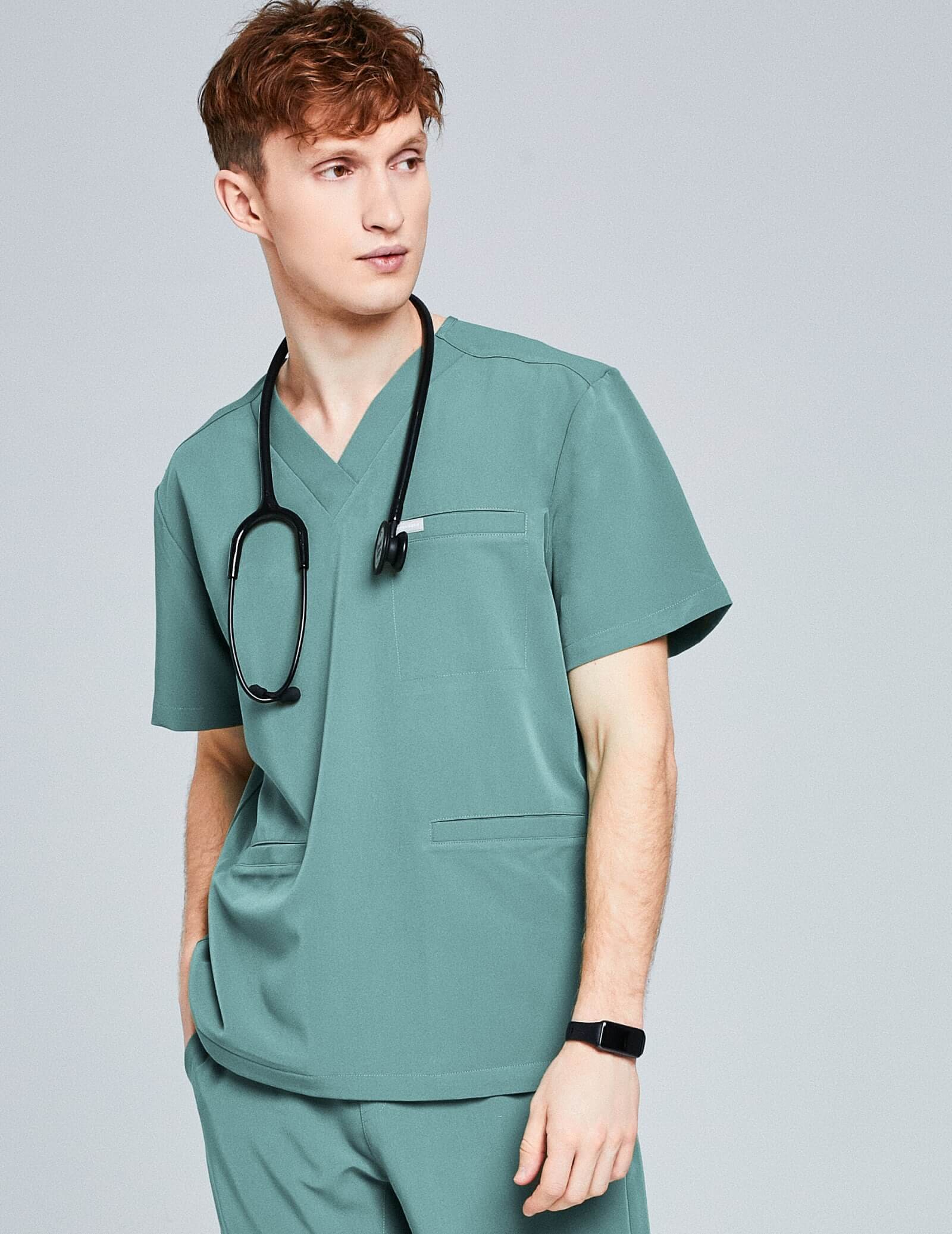 Tricou medical Birbal - VERDE PUTERNIC