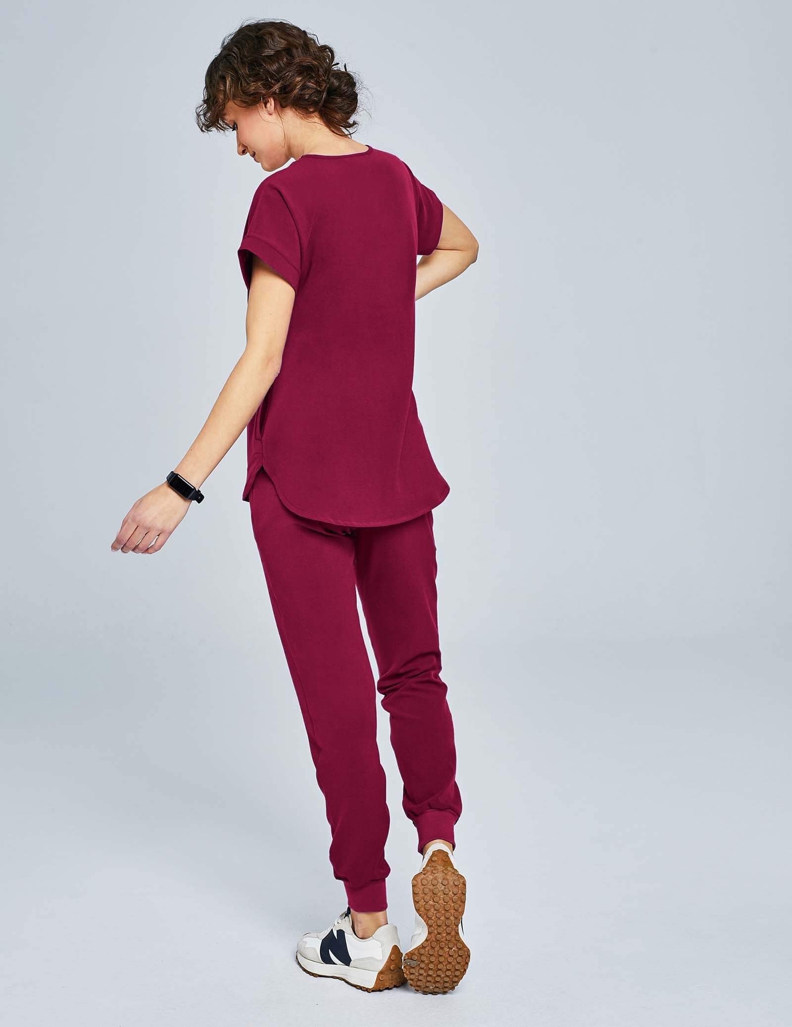 Pantaloni Joggers pentru femei - ROMANTIC CHERRY