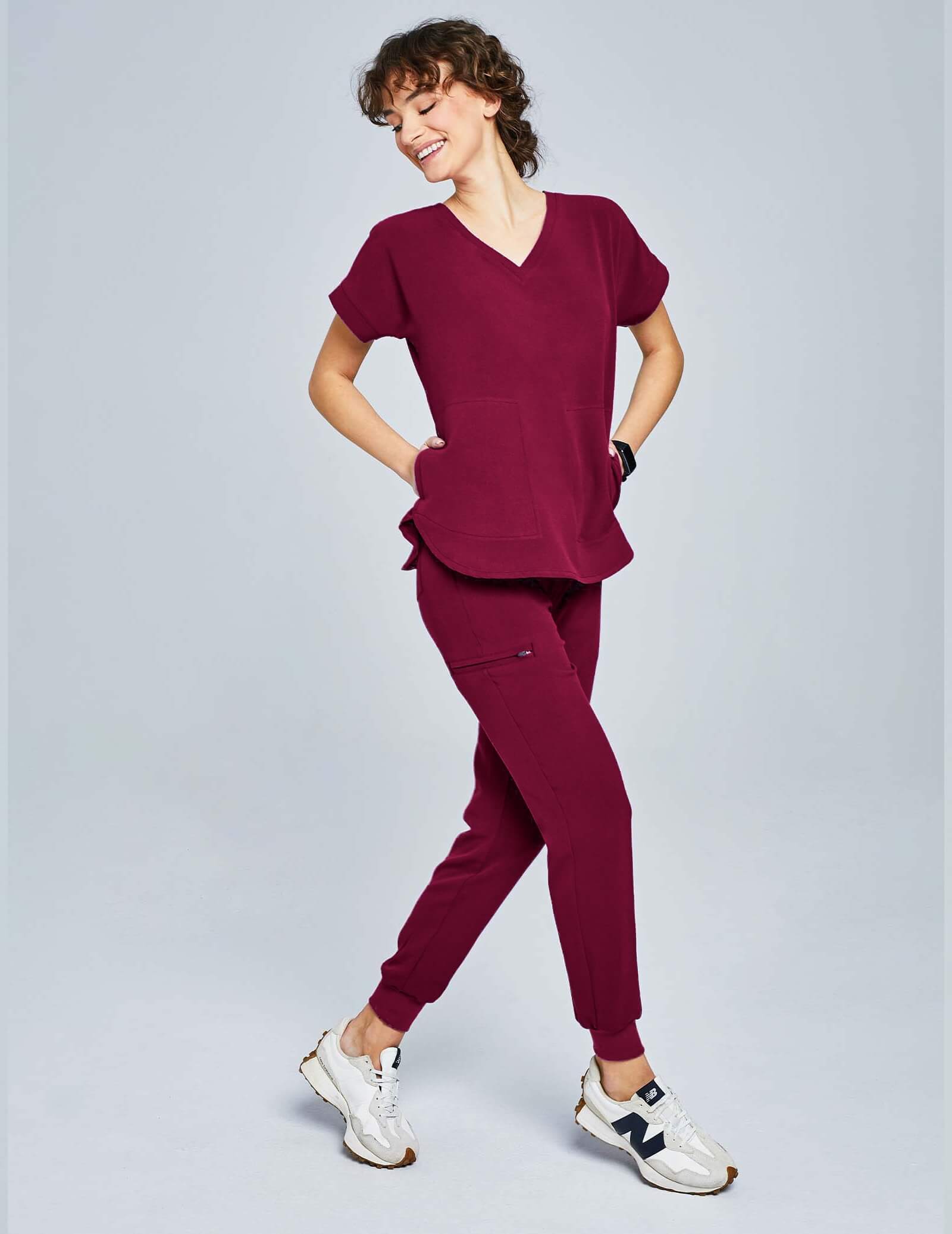 Pantaloni Joggers pentru femei - ROMANTIC CHERRY