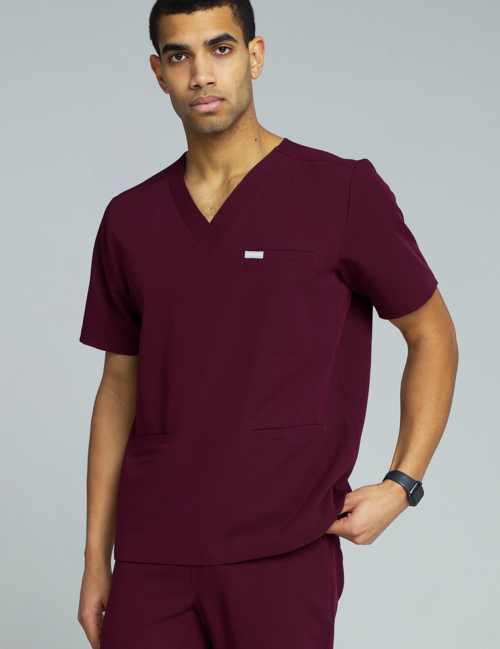 Tricou medical Birbal - BURGUNDY