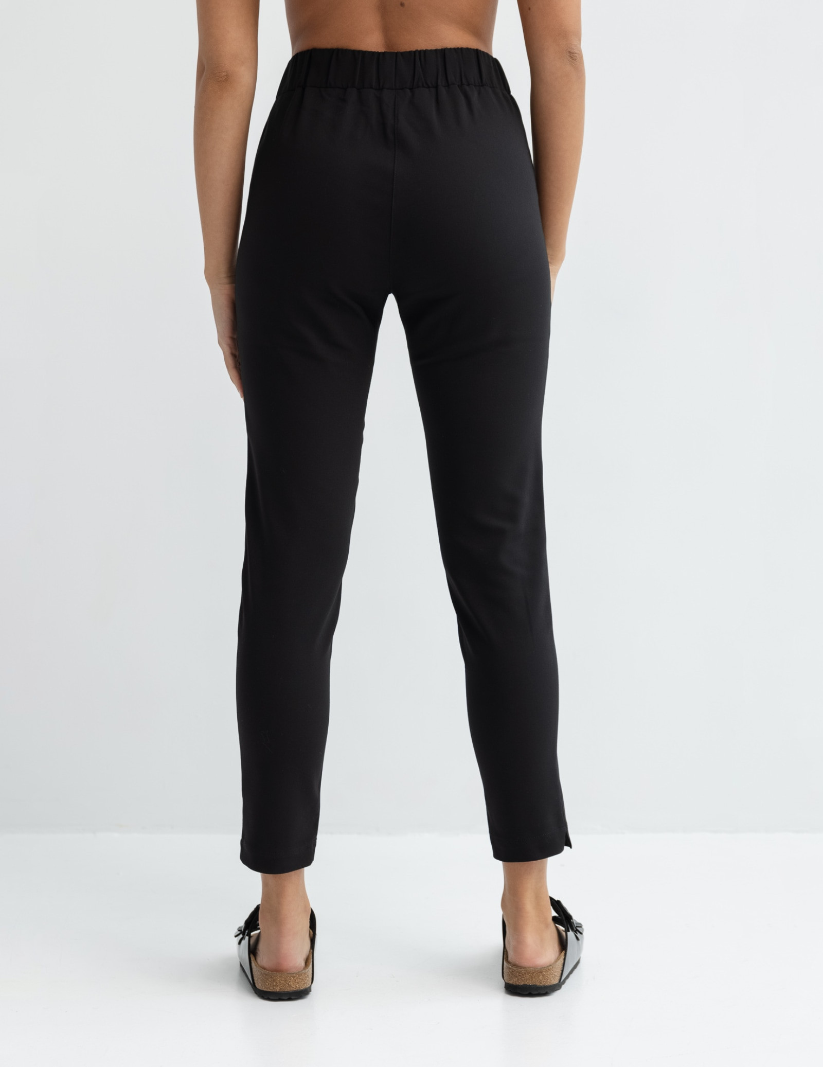 Pantaloni Slim Fit - Negru adevărat