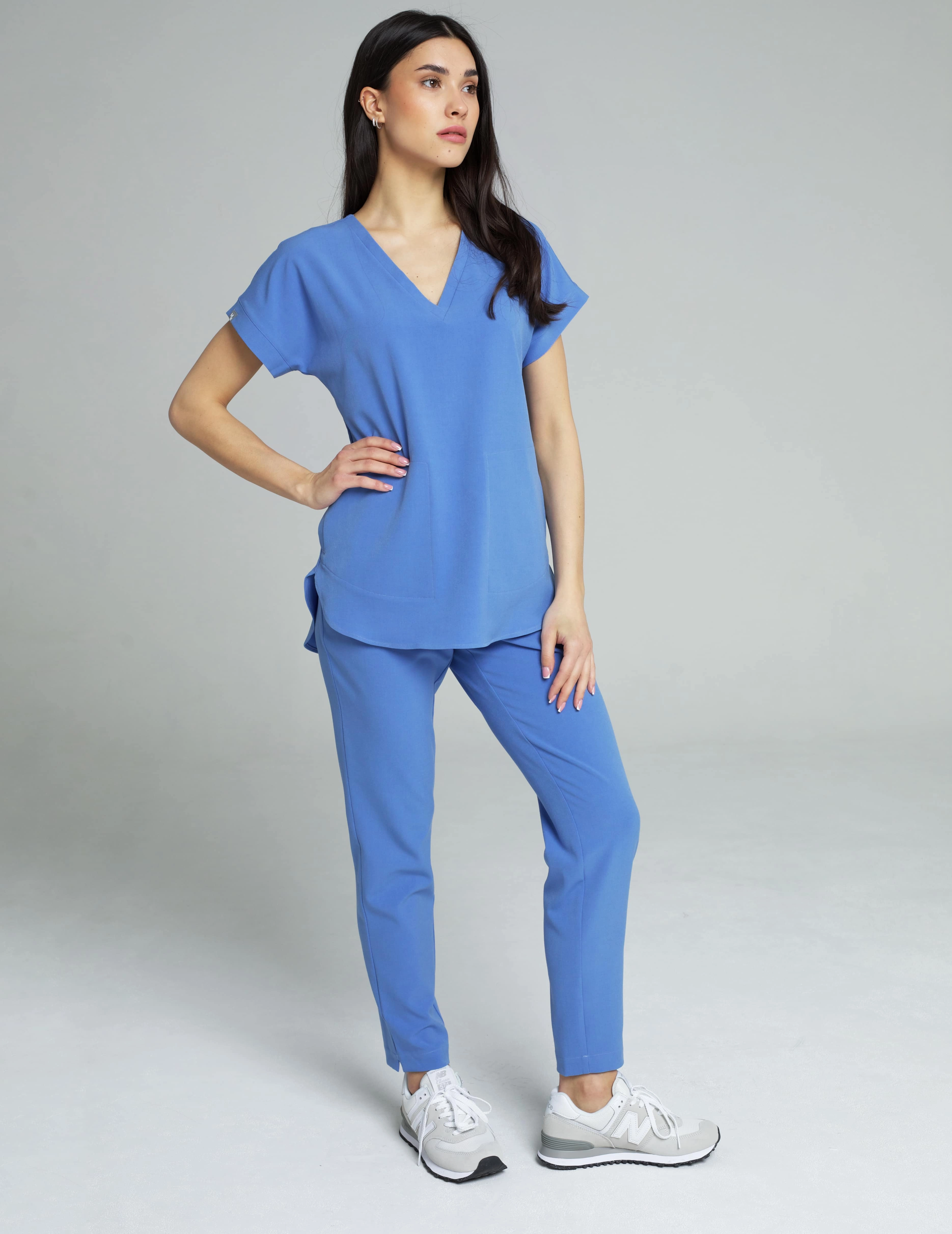 Spodnie Damskie Basic - MARINA BLUE