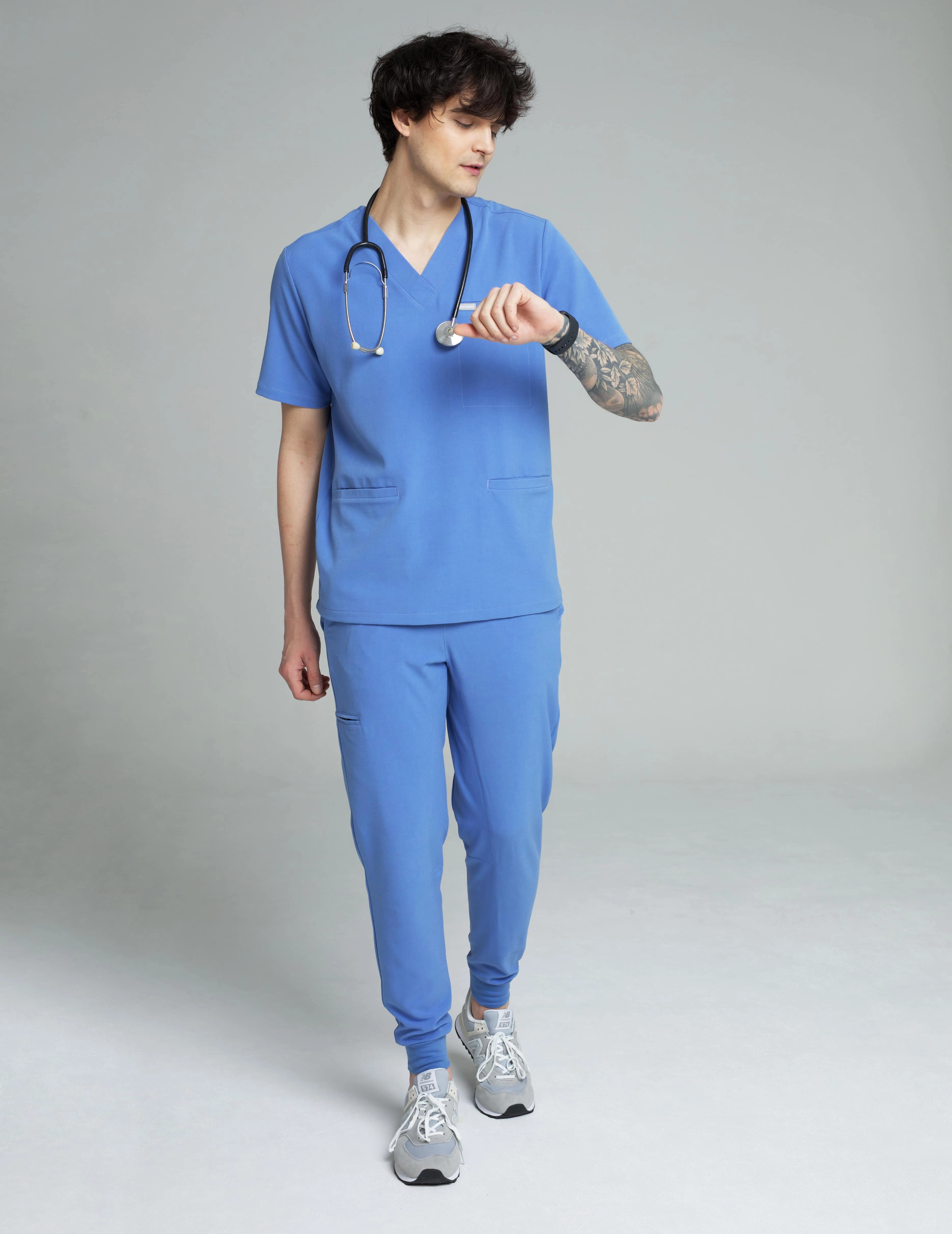 Tricou medical Birbal - MARINA BLUE