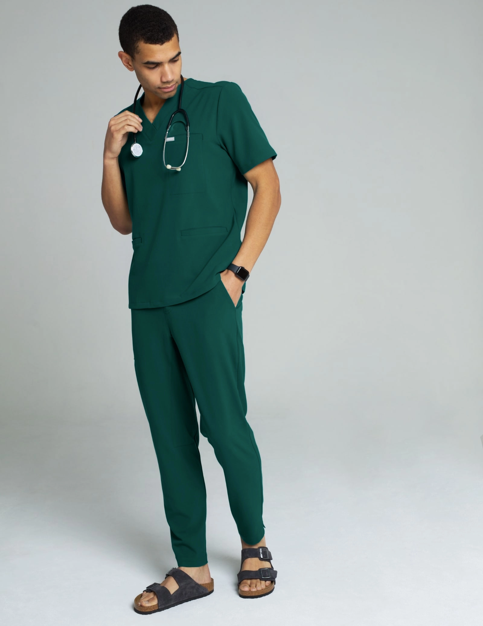 Pantaloni basic pentru bărbați - EDEN GREEN