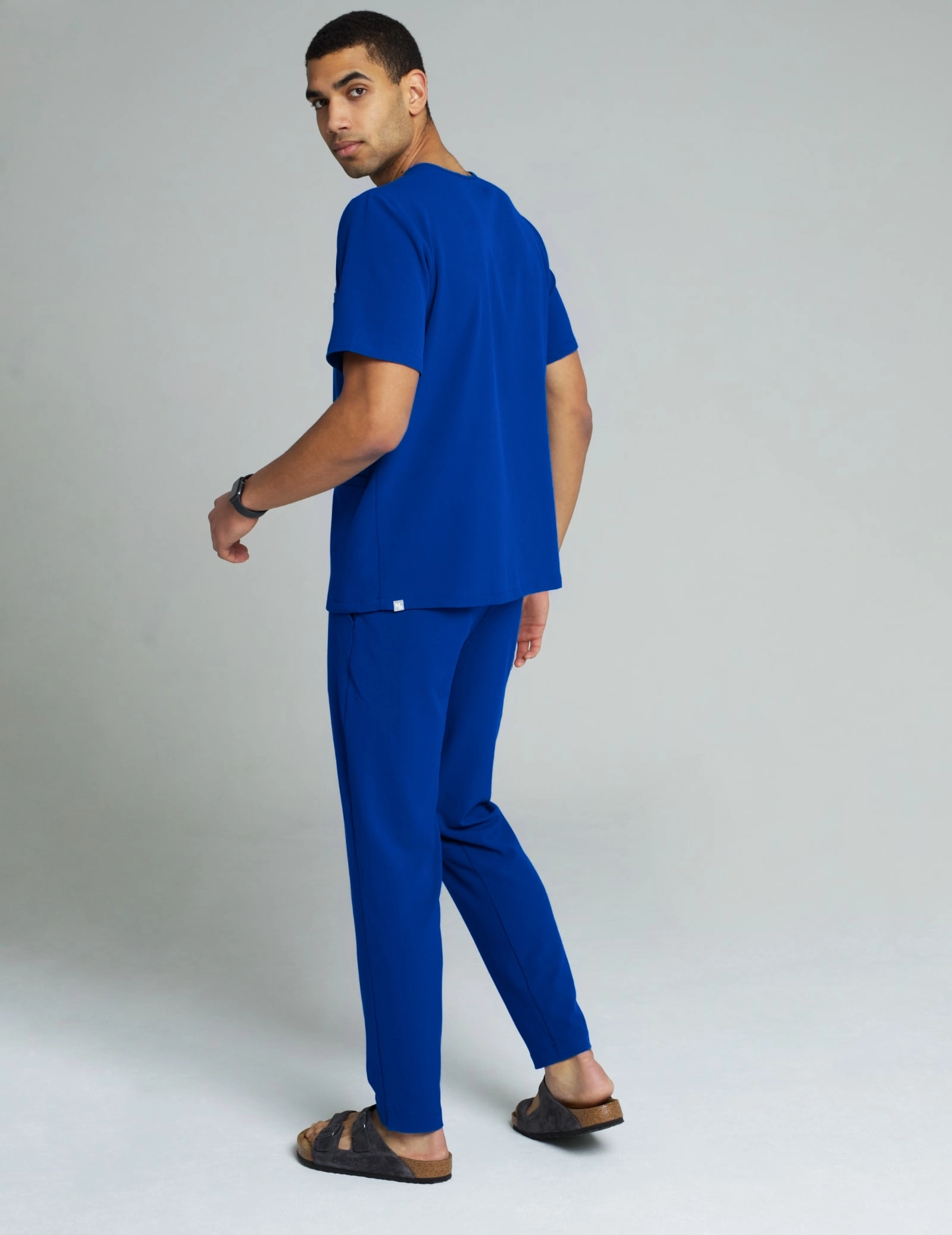 Pantaloni basic pentru bărbați - COBALT BLUE