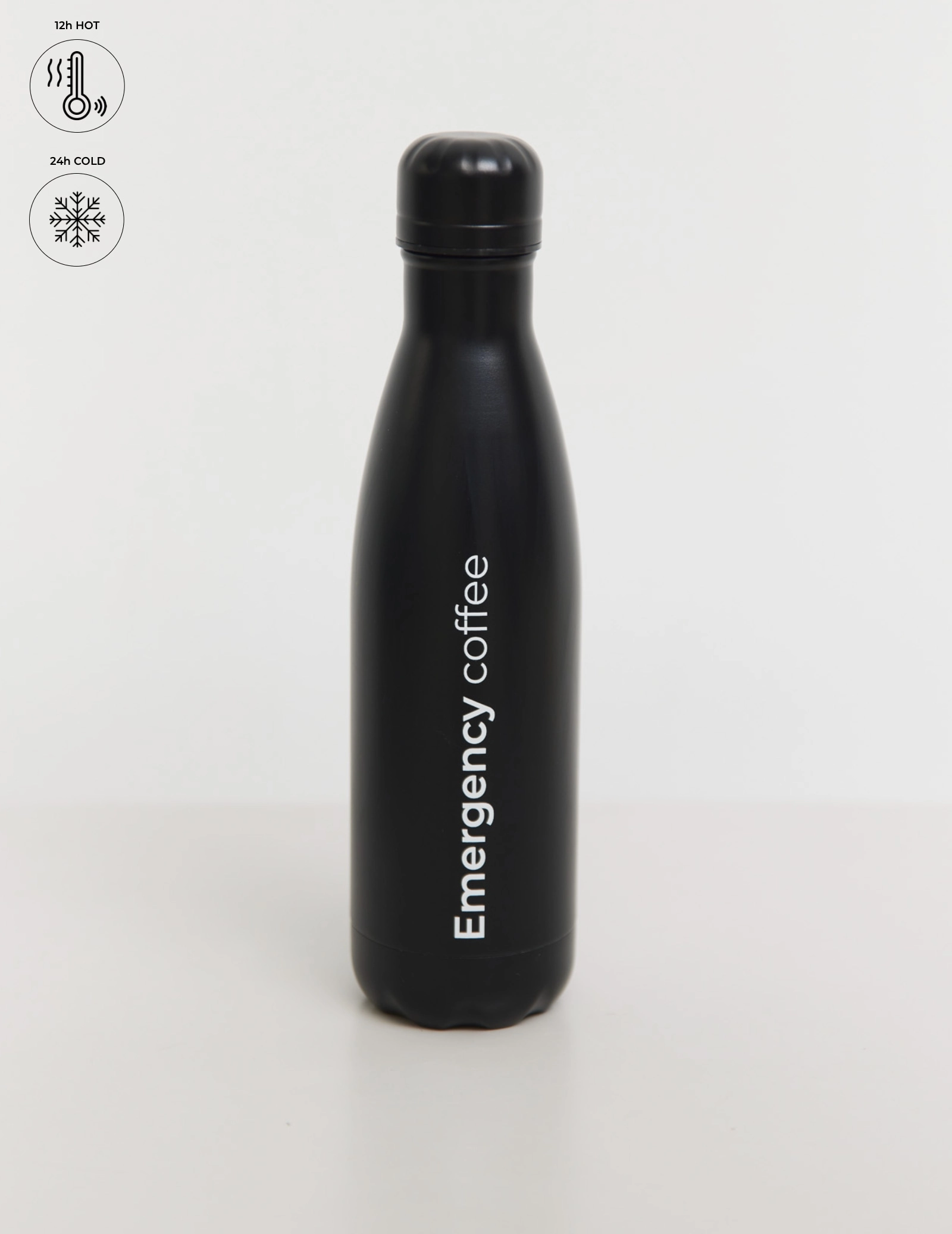 Butelka termiczna Classic "Emergency Coffee" - Black