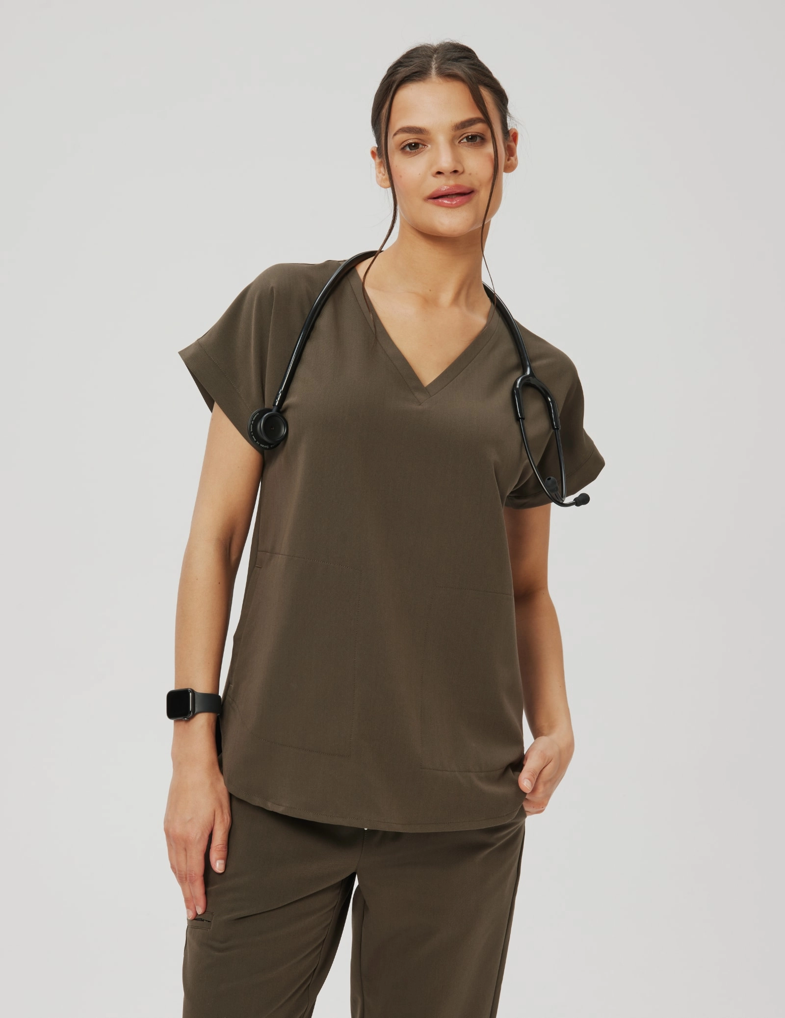 Bluza Medyczna Kendall - OLIVE NIGHT