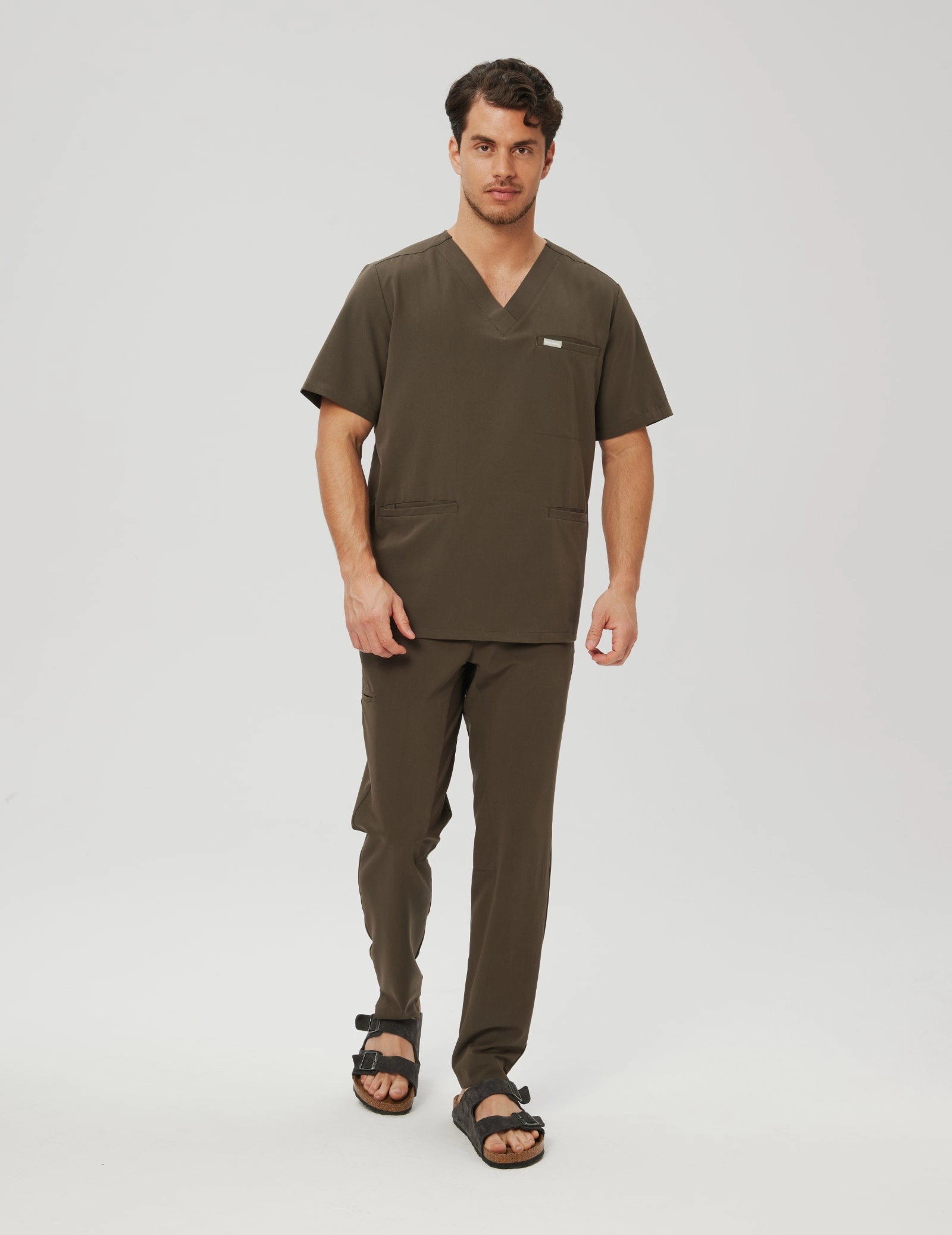 Tricou medical Birbal - OLIVE NIGHT