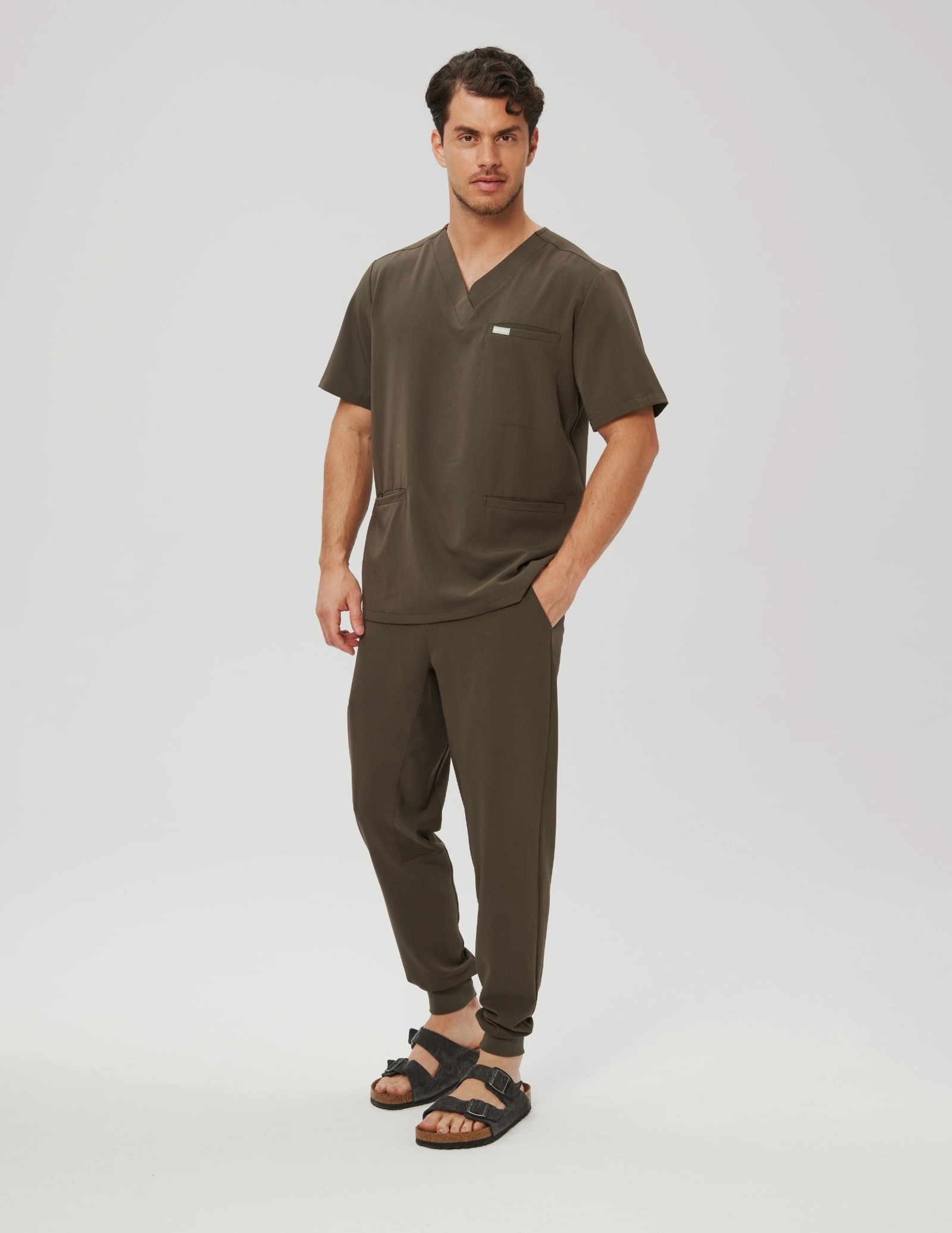 Tricou medical Birbal - OLIVE NIGHT