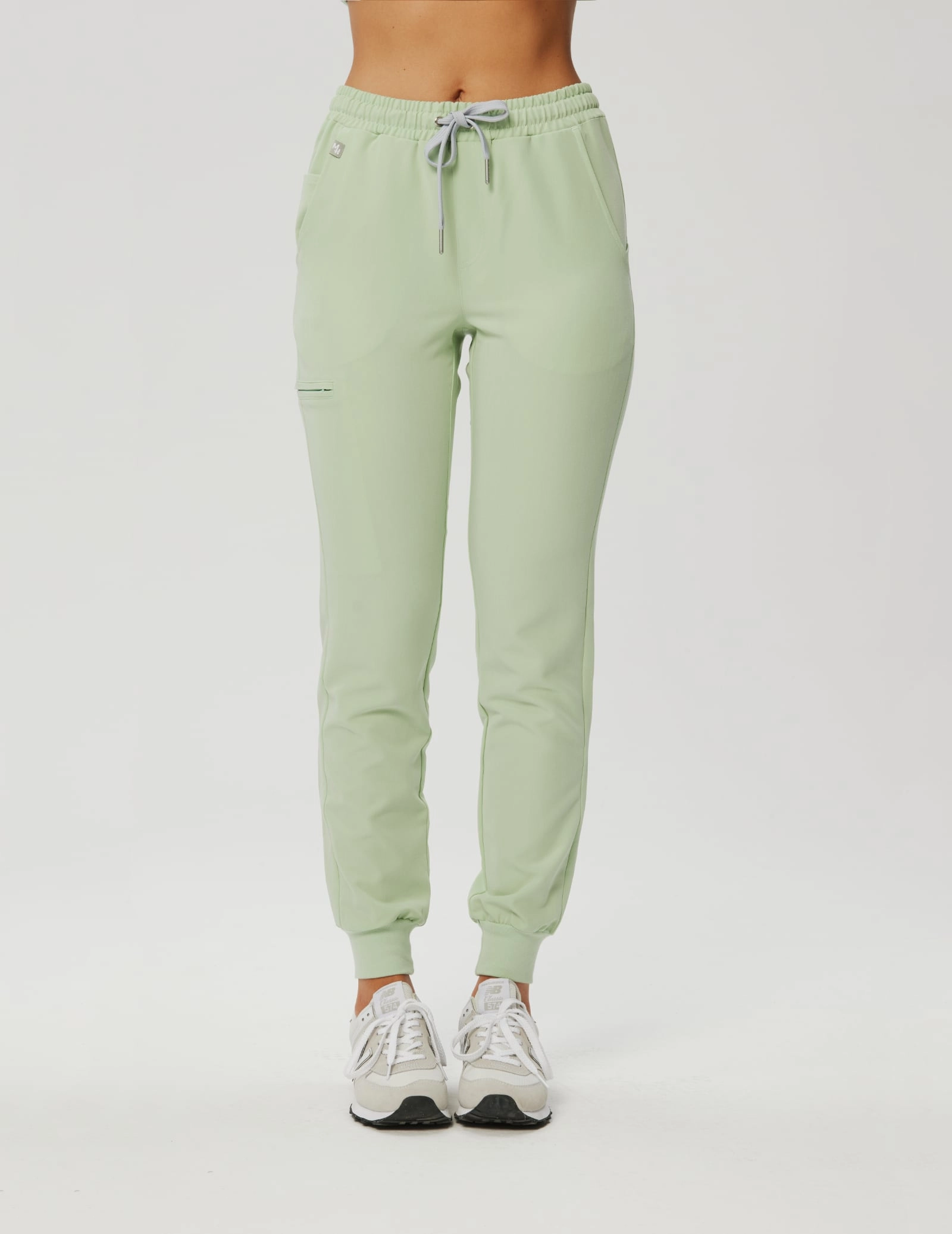 Pantaloni joggers pentru femei - MATCHA LATTE