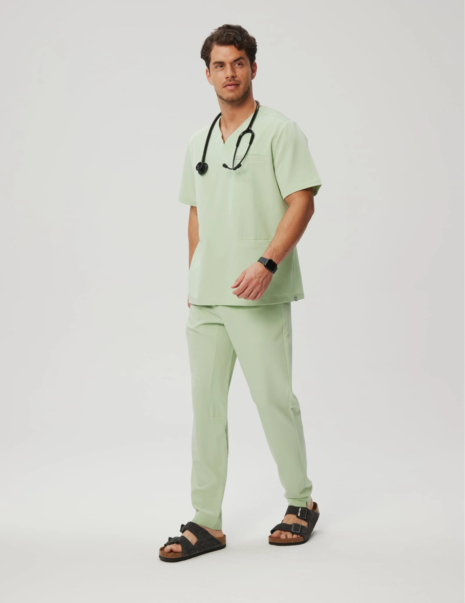 Tricou medical Birbal - MATCHA LATTE