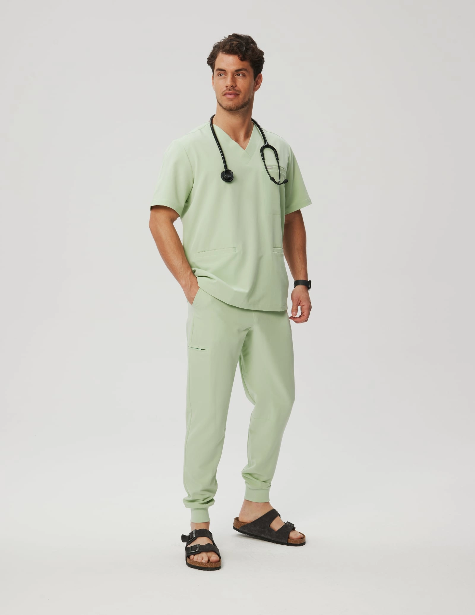 Tricou medical Birbal - MATCHA LATTE