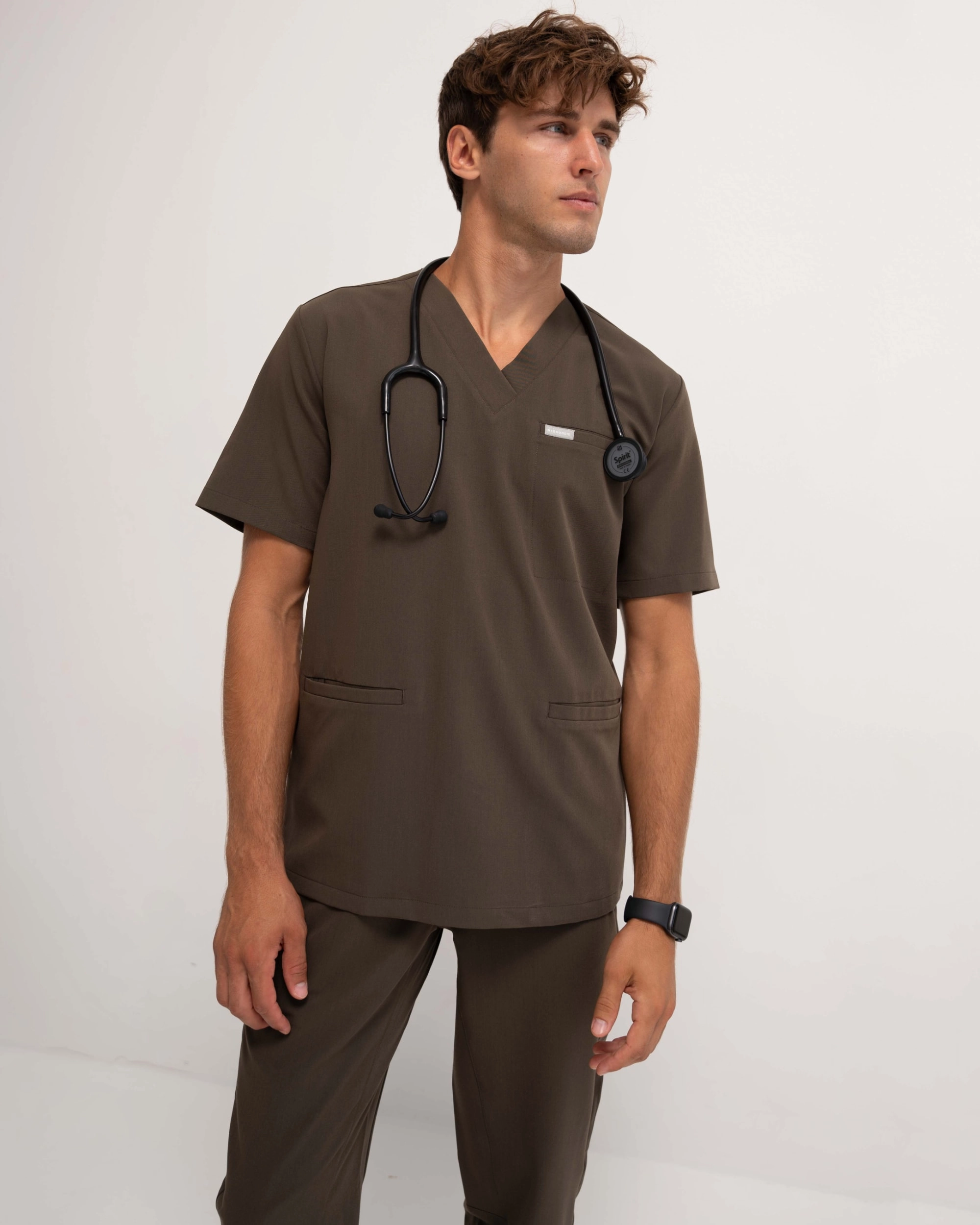 Tricou medical Birbal - OLIVE NIGHT