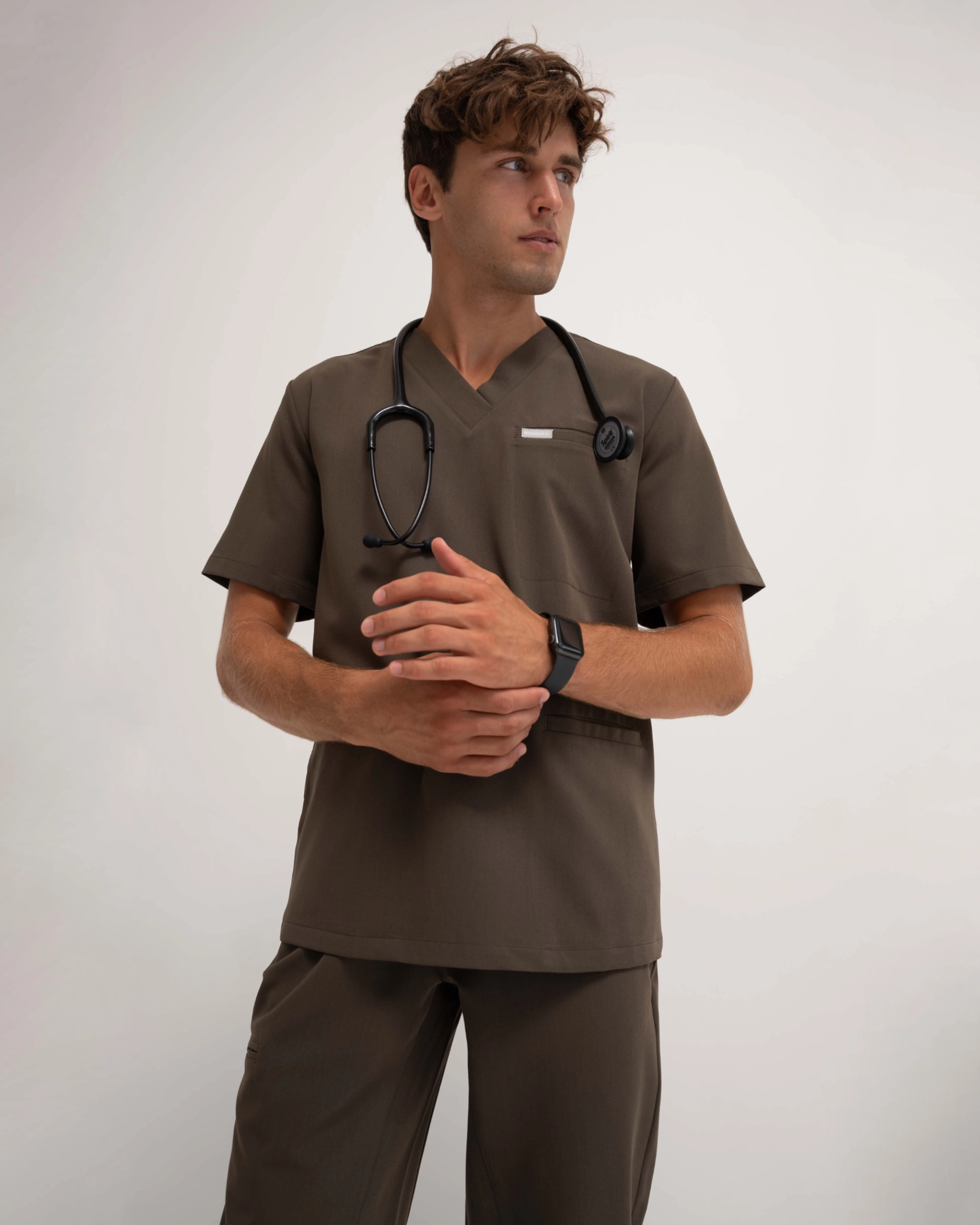 Tricou medical Birbal - OLIVE NIGHT