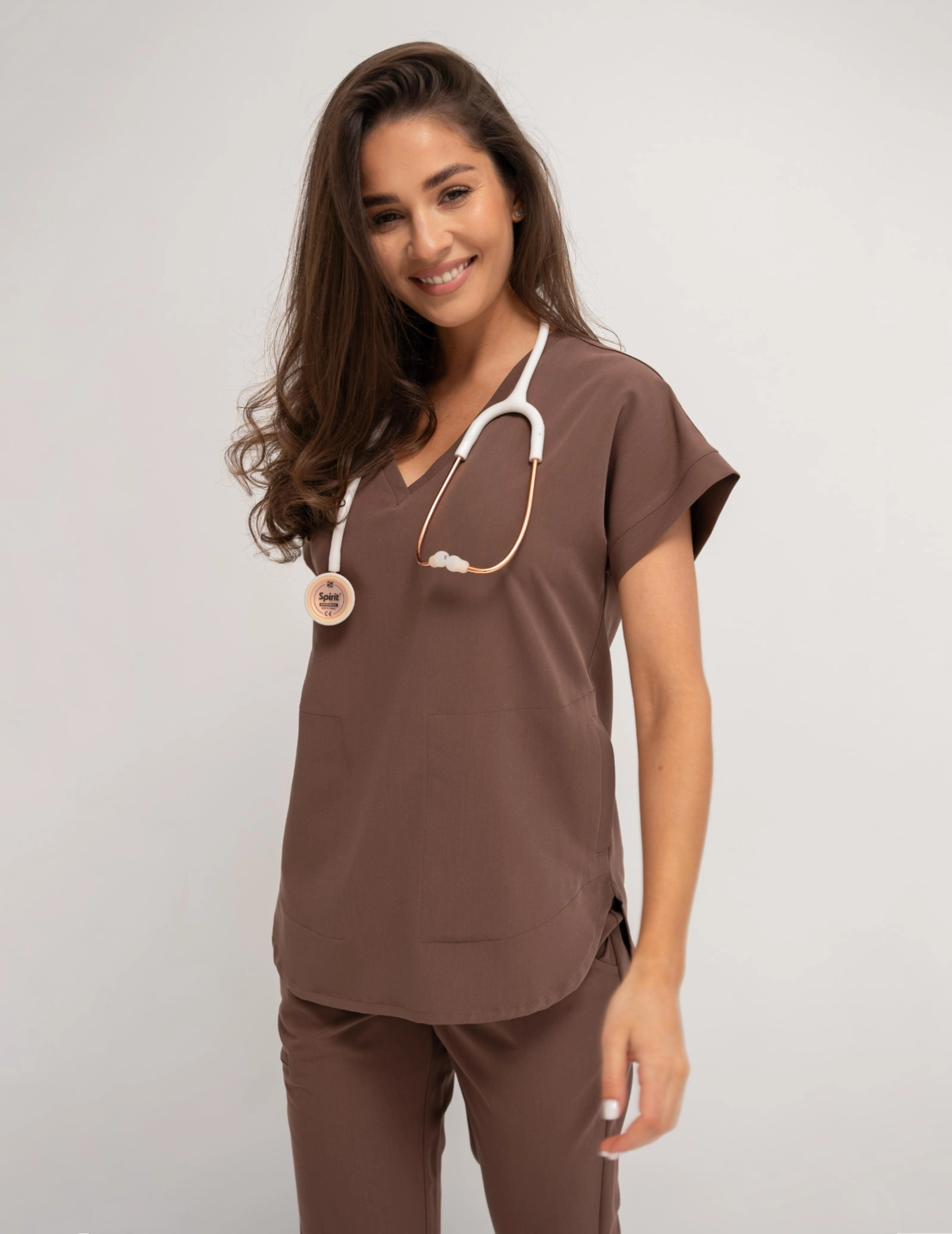 Bluza Medyczna Kendall - MILKY BROWN