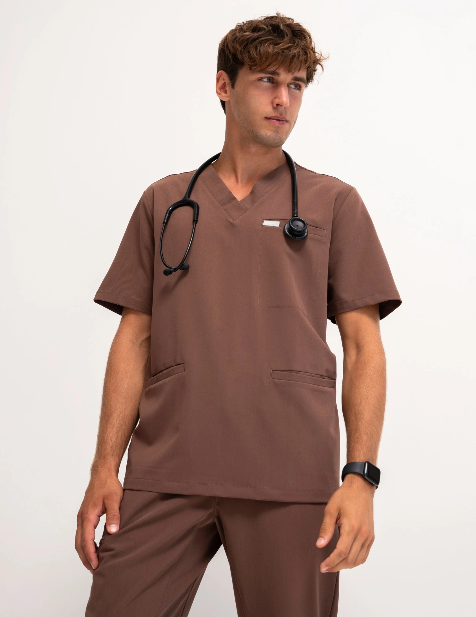 Tricou medical Birbal - MILKY BROWN