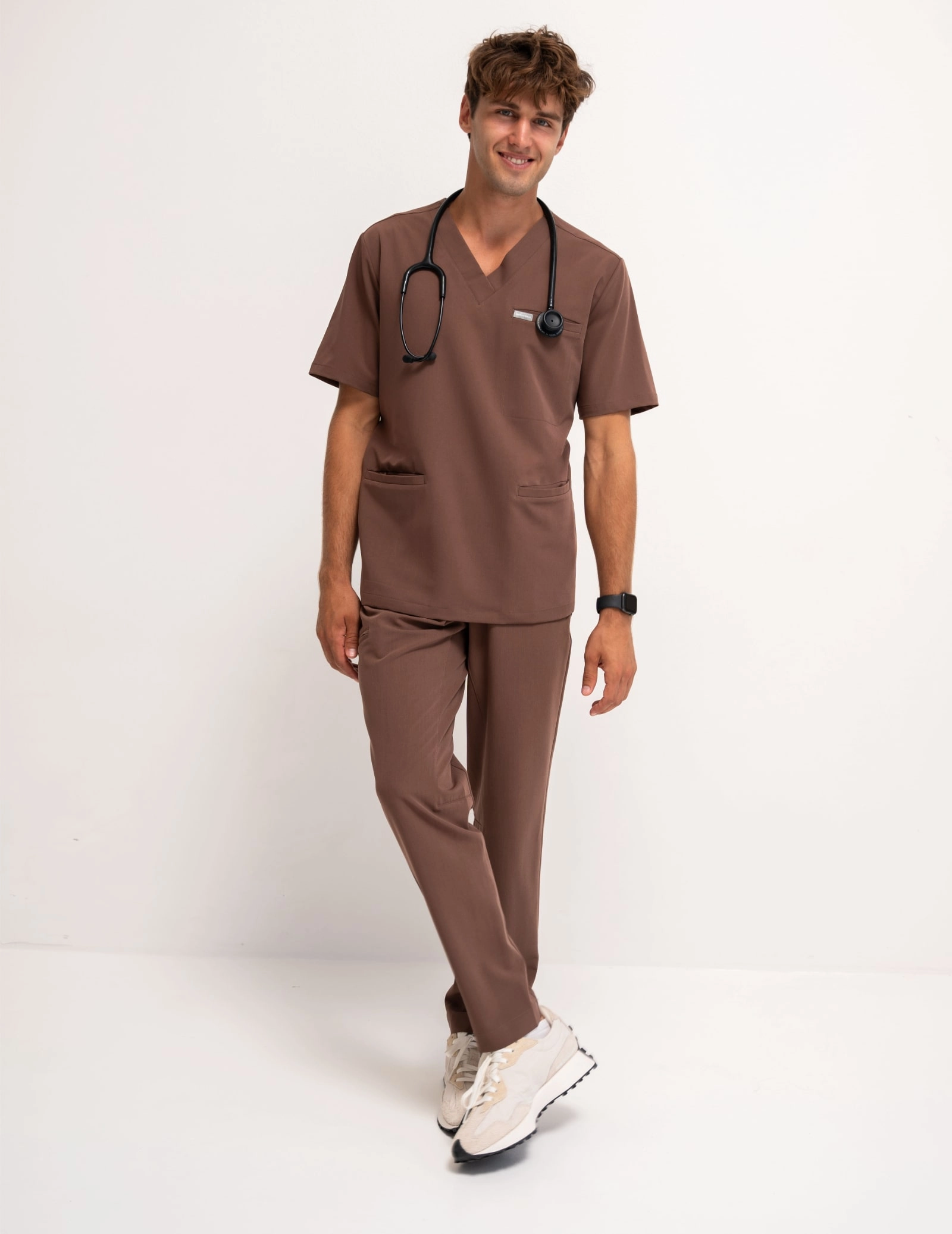 Tricou medical Birbal - MILKY BROWN