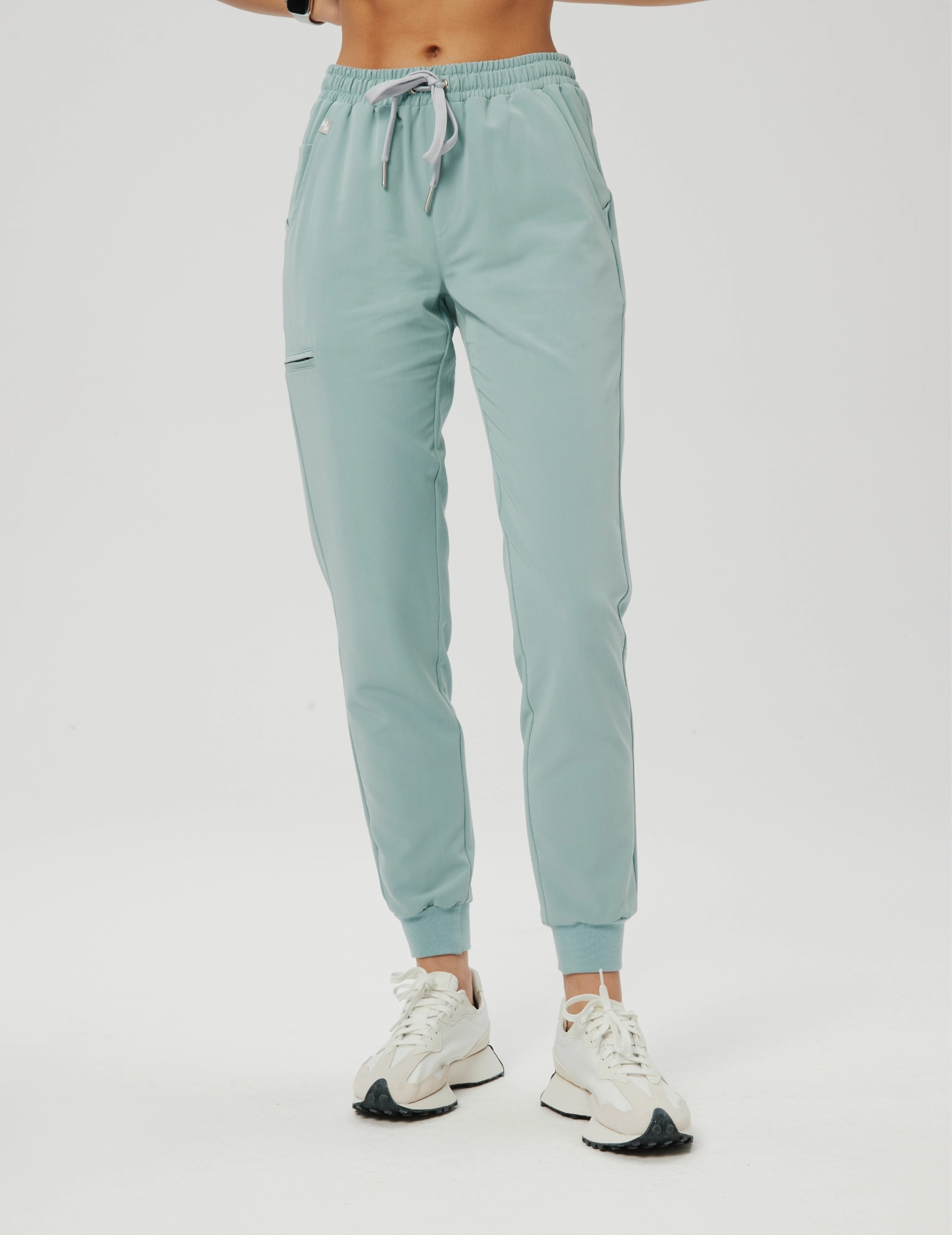 Pantaloni joggers pentru femei - ICE BLUE