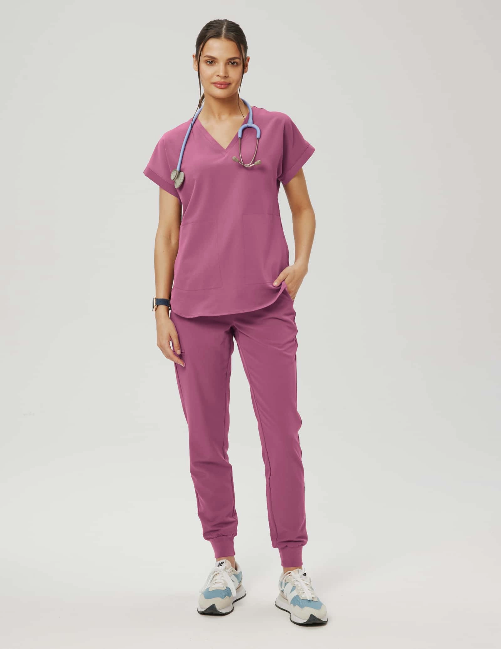 Kendall Medical Sweatshirt - BERRY SHAKE