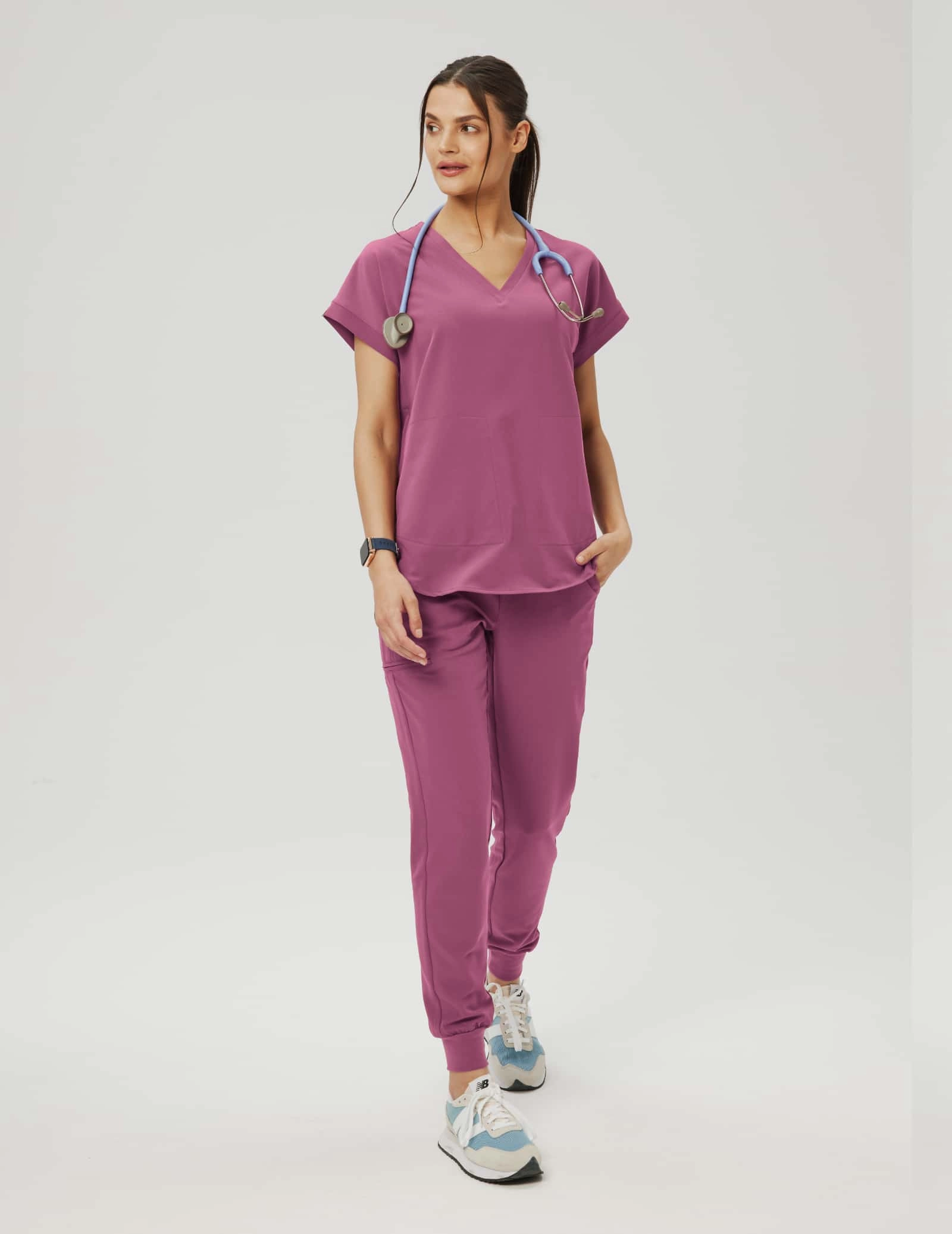 Kendall Medical Sweatshirt - BERRY SHAKE