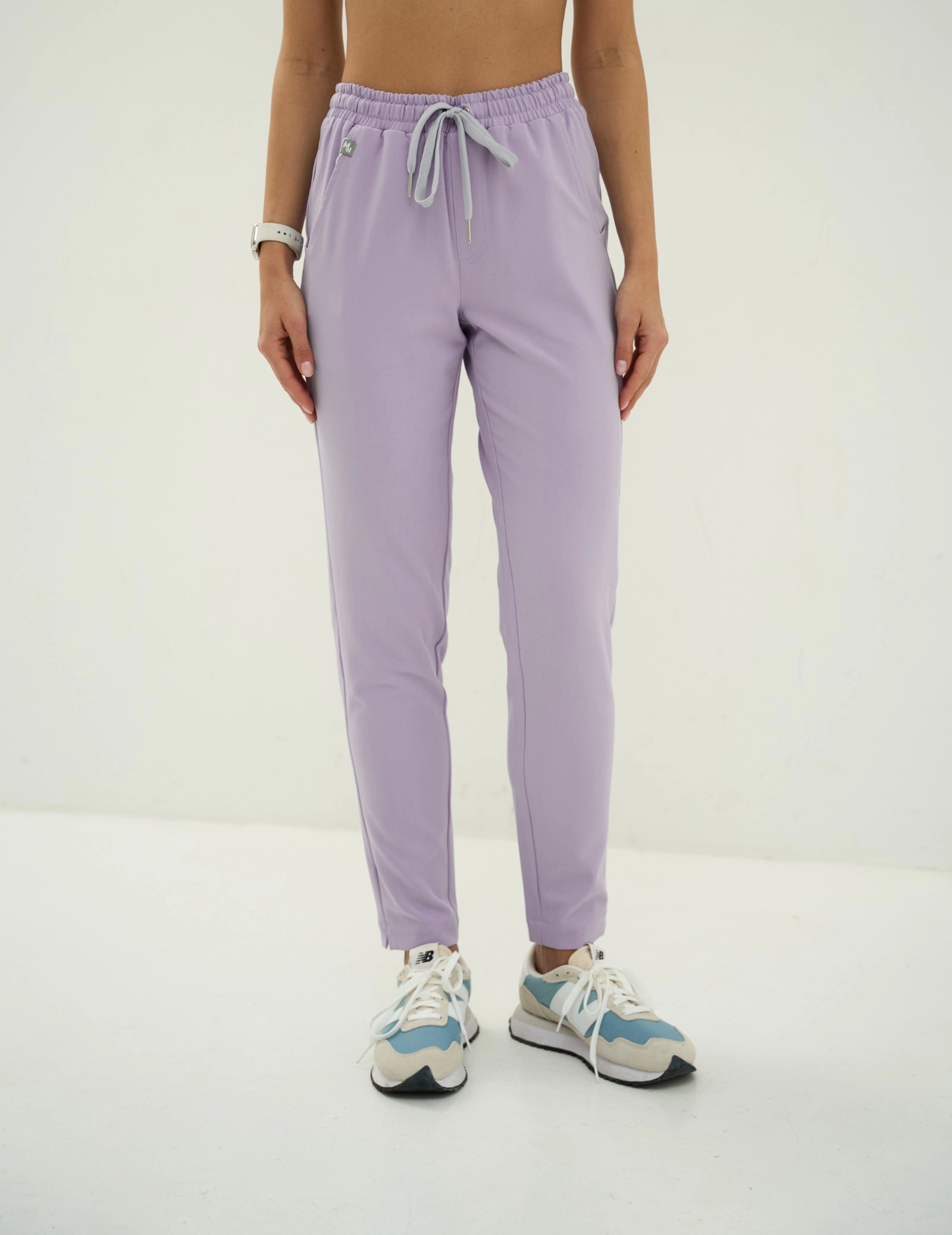 Pantaloni pentru femei Basic - PURPLE HEATHER