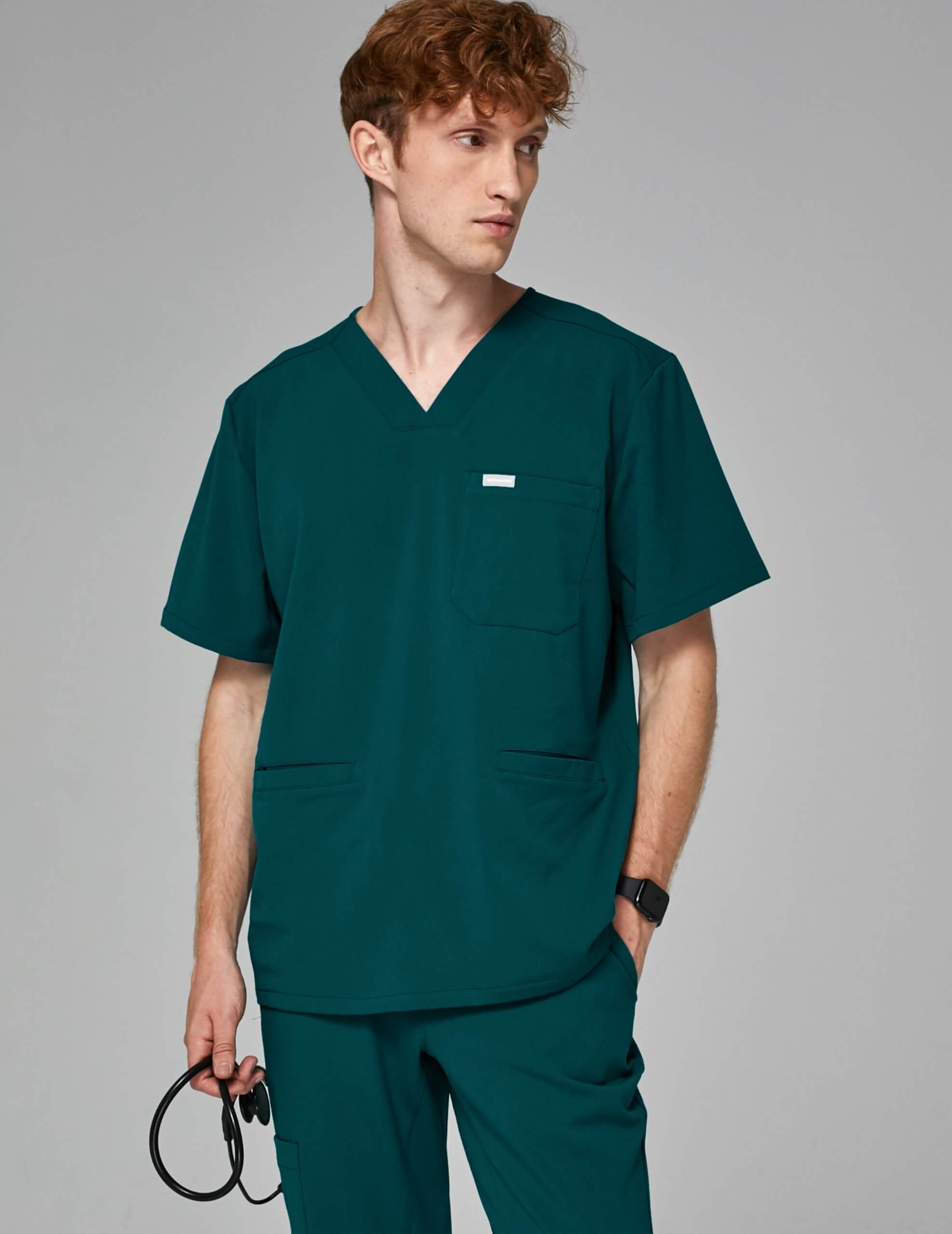 Tricou medical Birbal - VERDE PROFUND